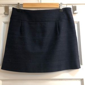Jcrew navy skirt size 2